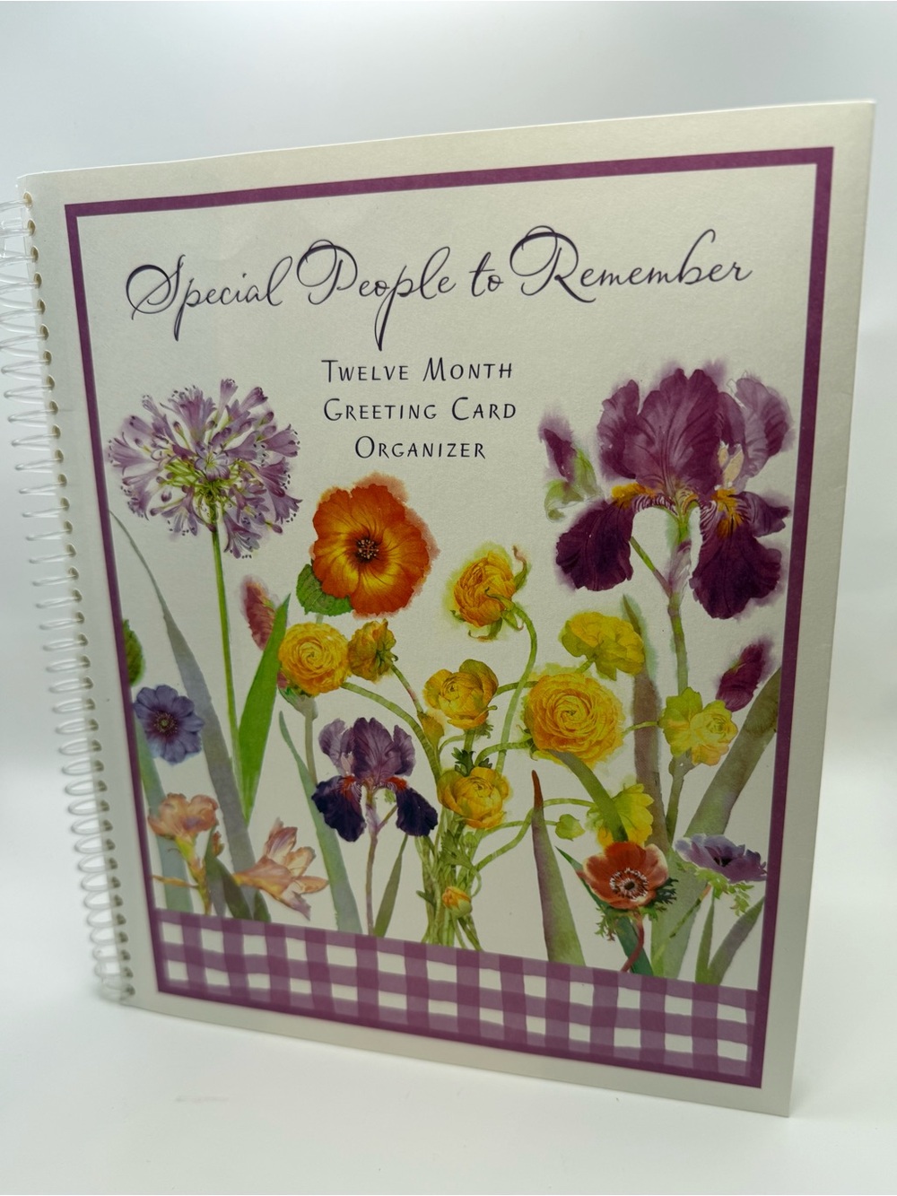 Hallmark Twelve Month Greeting Card Organizer Pocket Pages
Spiral Bound